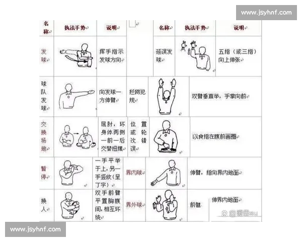 气排球比赛裁判手势详解与应用技巧分析